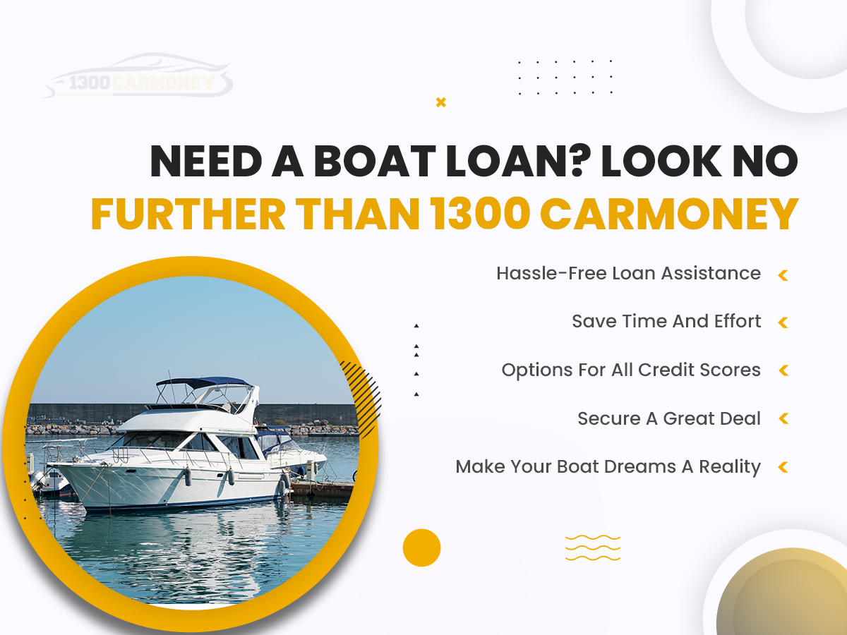 Choose the best boat loans in Australia 1300Carmoney